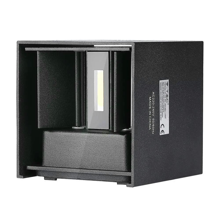LED ulkoseinävalaisin LED/5W/230V 3000K IP65 musta
