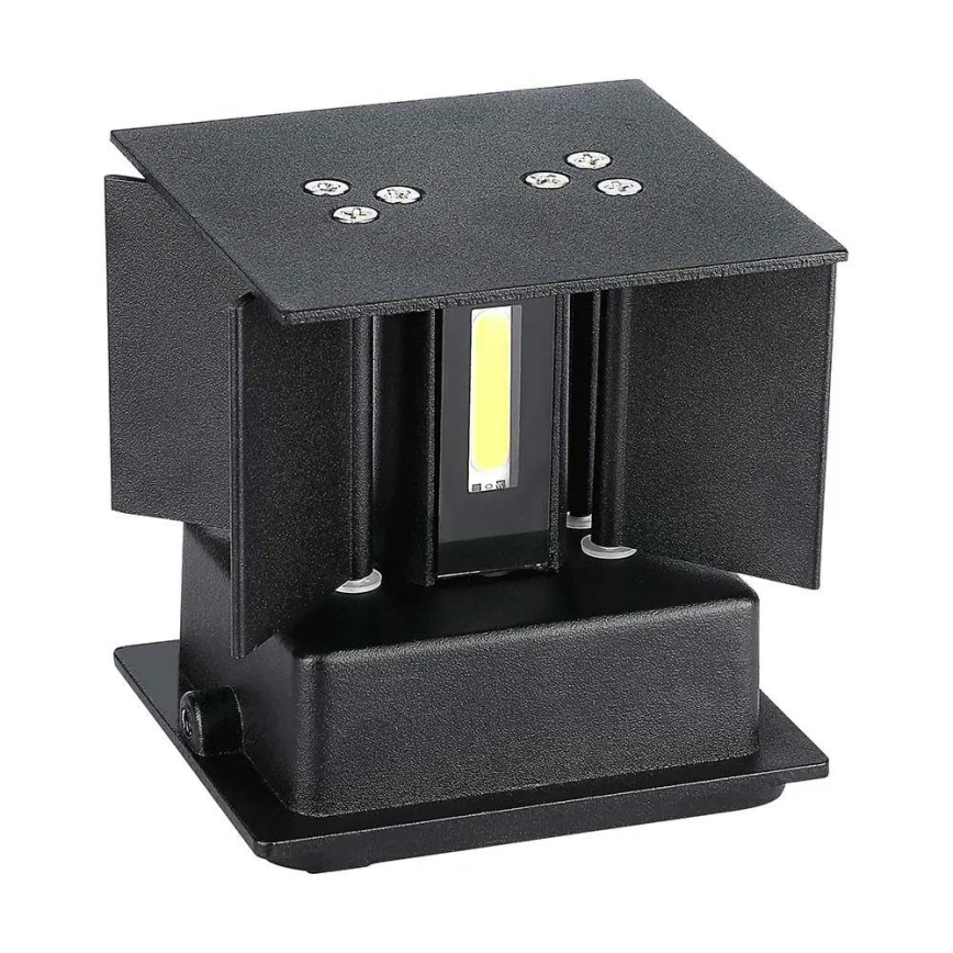 LED ulkoseinävalaisin LED/5W/230V 3000K IP65 musta