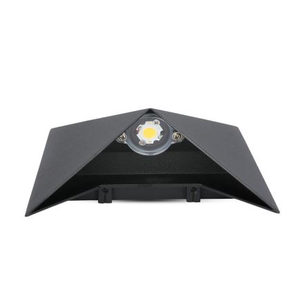 LED-ulkoseinävalaisin LED/5W/230V 3000K IP65 musta
