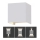 LED ulkoseinävalaisin LED/5W/230V 3000K IP65 valkoinen