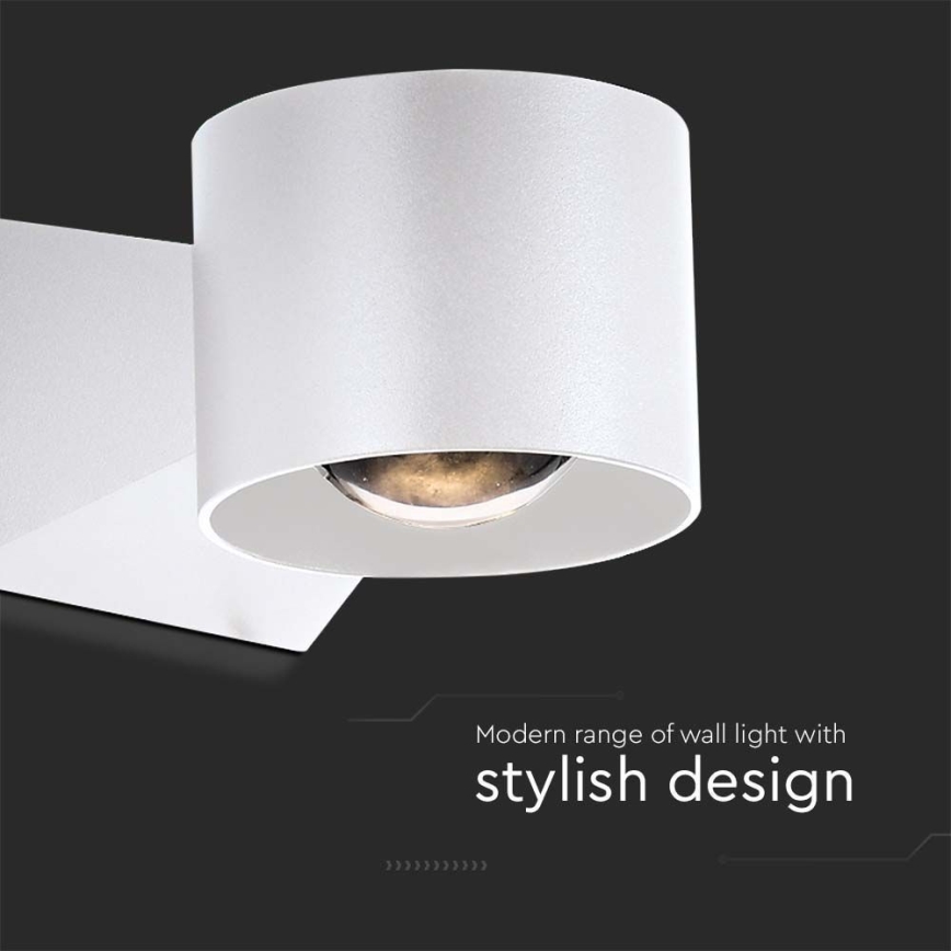 LED-ulkoseinävalaisin LED/5W/230V 3000K IP65 valkoinen