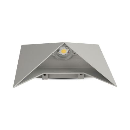 LED-ulkoseinävalaisin LED/5W/230V 4000K IP65 harmaa