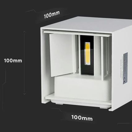 LED ulkoseinävalaisin LED/5W/230V 4000K IP65 valkoinen