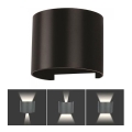LED ulkoseinävalaisin LED/6W/230V 3000K IP65 musta