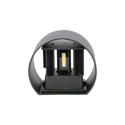 LED ulkoseinävalaisin LED/6W/230V 3000K IP65 musta