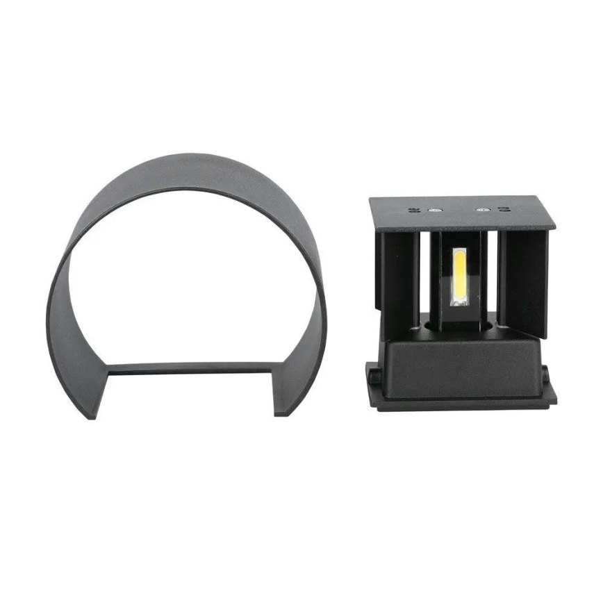 LED ulkoseinävalaisin LED/6W/230V 3000K IP65 musta
