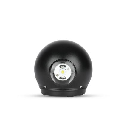 LED-ulkoseinävalaisin LED/6W/230V 3000K IP65 musta