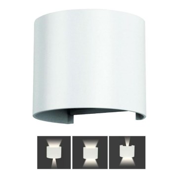 LED ulkoseinävalaisin LED/6W/230V 3000K IP65 valkoinen