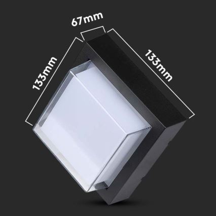 LED Ulkoseinävalaisin LED/7W/230V IP65