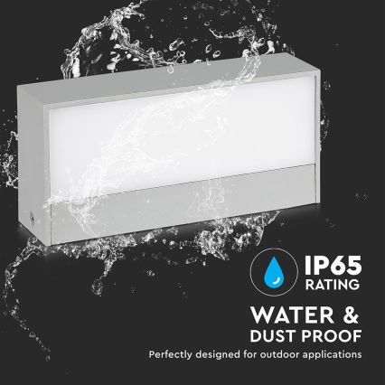 LED Ulkoseinävalaisin LED/9W/230V 3000K IP65