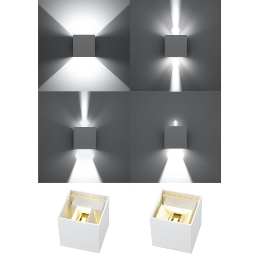 LED-ulkoseinävalaisin LUCA LED/6W/230V IP54