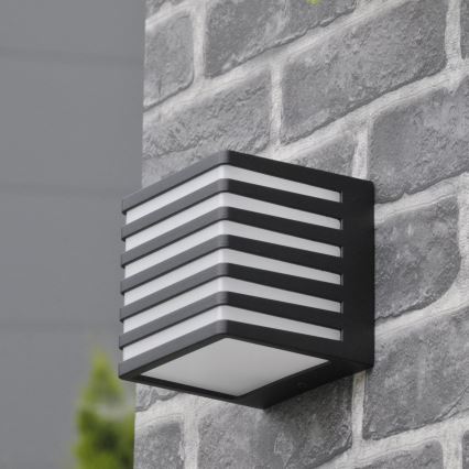 LED-ulkoseinävalaisin MAXWELL LED/10W/230V IP54 grafiitti