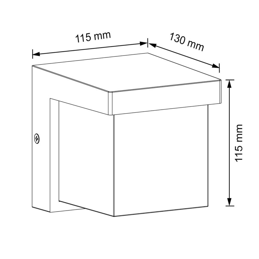 LED-ulkoseinävalaisin MORGAN LED/10W/230V IP54