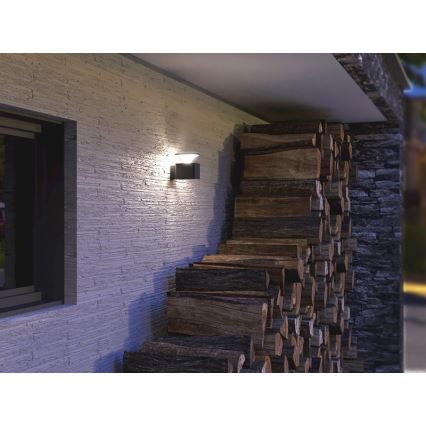 LED-ulkoseinävalaisin ORNELA LED/6W/230V 3000K IP54 antrasiitti