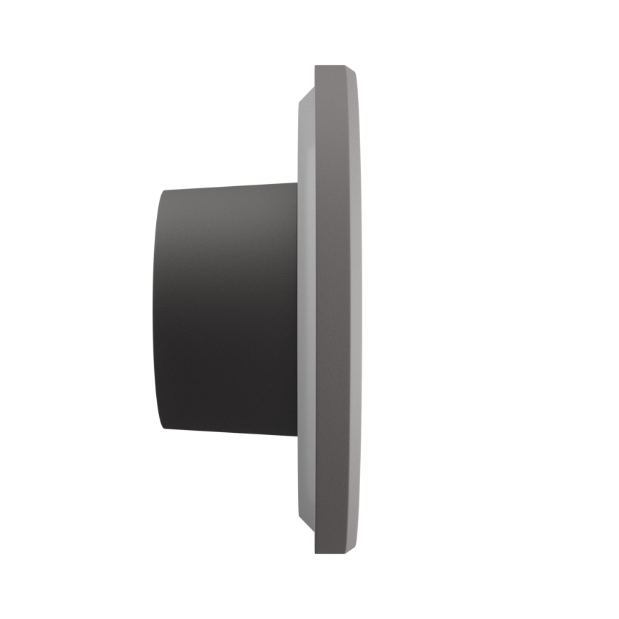 LED-ulkoseinävalaisin PIATTA LED/18W/230V 3000/4000/6000K halkaisija 25 cm IP44 harmaa