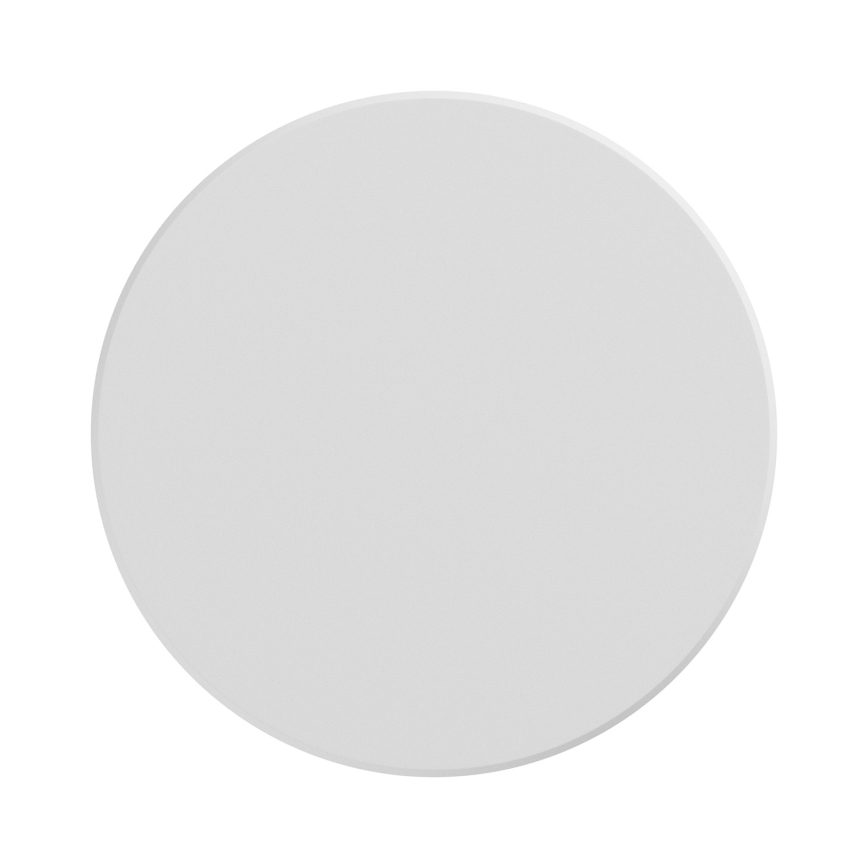 LED-ulkoseinävalaisin PIATTA LED/9W/230V 3000/4000/6000K halkaisija 12 cm IP44 valkoinen