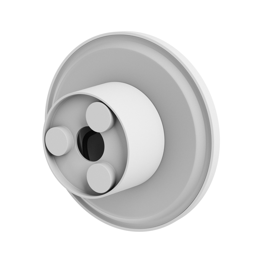 LED-ulkoseinävalaisin PIATTA LED/9W/230V 3000/4000/6000K halkaisija 12 cm IP44 valkoinen