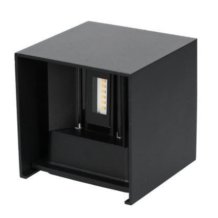 LED-ulkoseinävalaisin QUERK 2xLED/3W/230V 3000K IP54 musta