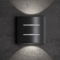 LED ulkoseinävalaisin REFAZI LED/6W/230V IP54 antrasiitti