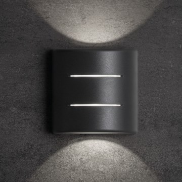 LED ulkoseinävalaisin REFAZI LED/6W/230V IP54 antrasiitti