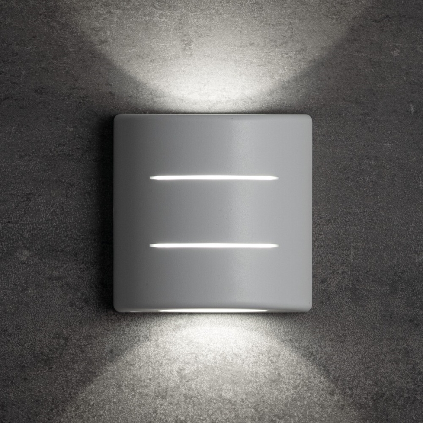 LED-ulkoseinävalaisin REFAZI LED/6W/230V IP54 valkoinen