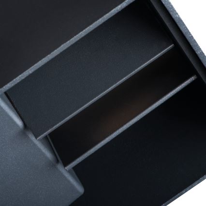 LED-ulkoseinävalaisin REKA LED/7W/230V IP54 antrasiitti