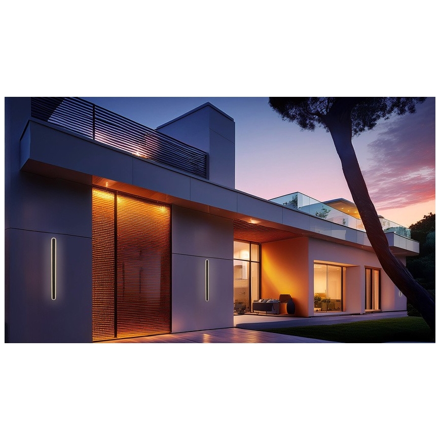 LED-ulkoseinävalaisin STICK LED/36W/230V IP65 3000K 120 cm