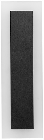 LED-ulkoseinävalaisin WOW LED/10W/230V 3000/4000/6500K 30 cm IP54 musta