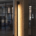 LED-ulkoseinävalaisin YALTE LED/8W/230V 3000K IP54 musta