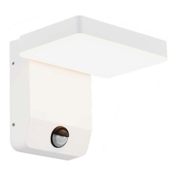 LED ulkoseinävalo anturilla LED/17W/230V IP65 4000K valkoinen