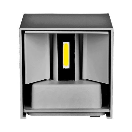 LED Ulkoseinävalo LED/11W/230V 3000K IP65 harmaa