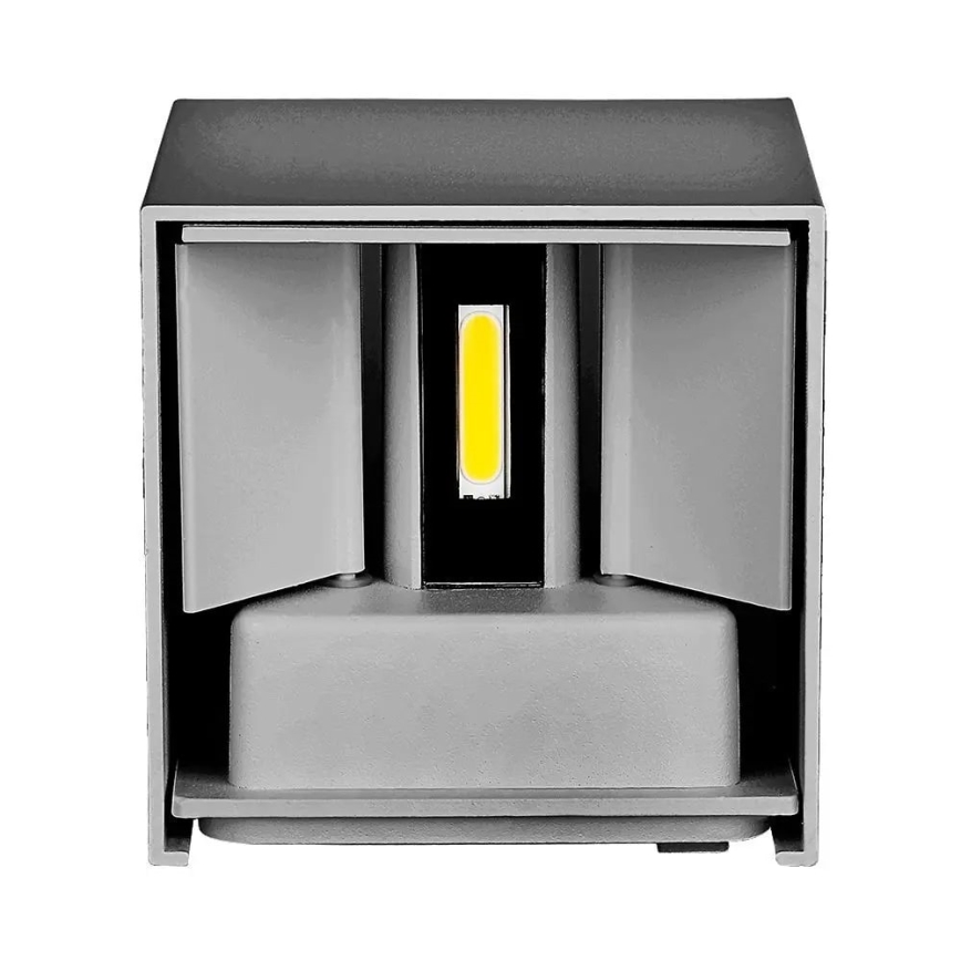 LED Ulkoseinävalo LED/11W/230V 3000K IP65 harmaa
