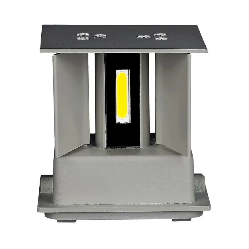 LED Ulkoseinävalo LED/11W/230V 3000K IP65 harmaa
