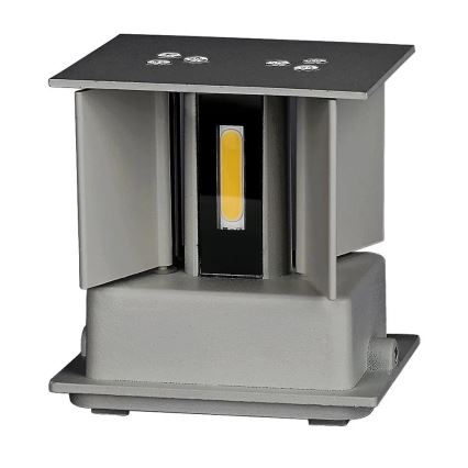 LED Ulkoseinävalo LED/11W/230V 3000K IP65 harmaa