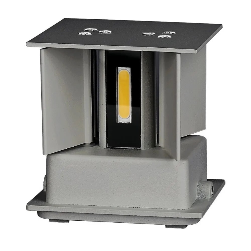 LED Ulkoseinävalo LED/11W/230V 3000K IP65 harmaa