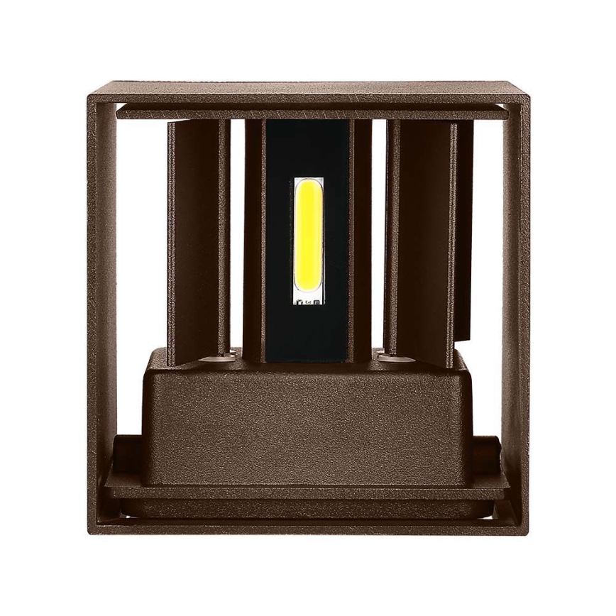 LED Ulkoseinävalo LED/11W/230V 3000K IP65 ruskea