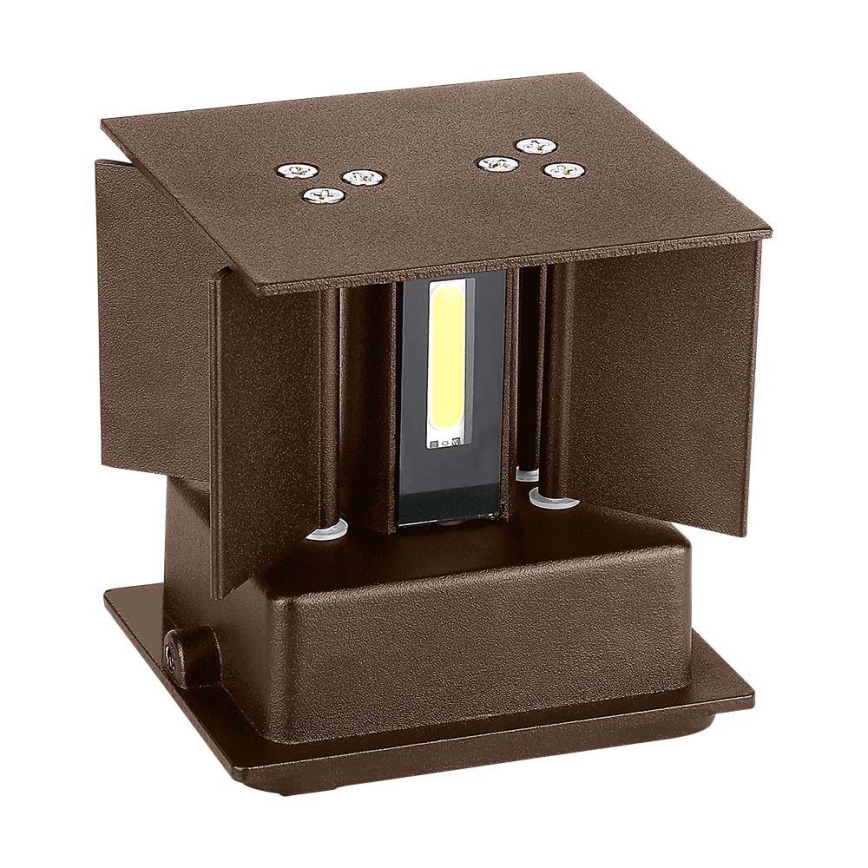 LED Ulkoseinävalo LED/11W/230V 3000K IP65 ruskea