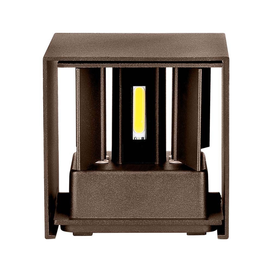 LED Ulkoseinävalo LED/11W/230V 3000K IP65 ruskea