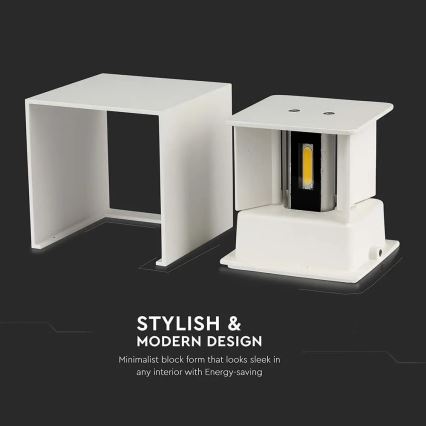 LED Ulkoseinävalo LED/11W/230V 4000K IP65 valkoinen