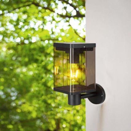 LED Ulkotila aurinko seinävalaisin anturilla LED/2,5W/3,7V 3000K IP54