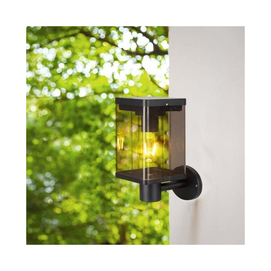 LED Ulkotila aurinko seinävalaisin anturilla LED/2,5W/3,7V 3000K IP54