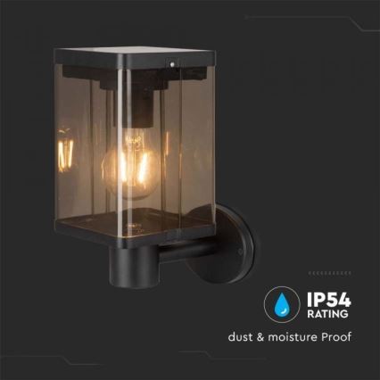 LED Ulkotila aurinko seinävalaisin anturilla LED/2,5W/3,7V 3000K IP54