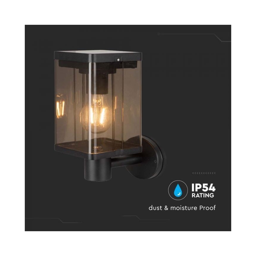 LED Ulkotila aurinko seinävalaisin anturilla LED/2,5W/3,7V 3000K IP54