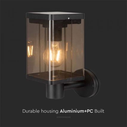 LED Ulkotila aurinko seinävalaisin anturilla LED/2,5W/3,7V 3000K IP54