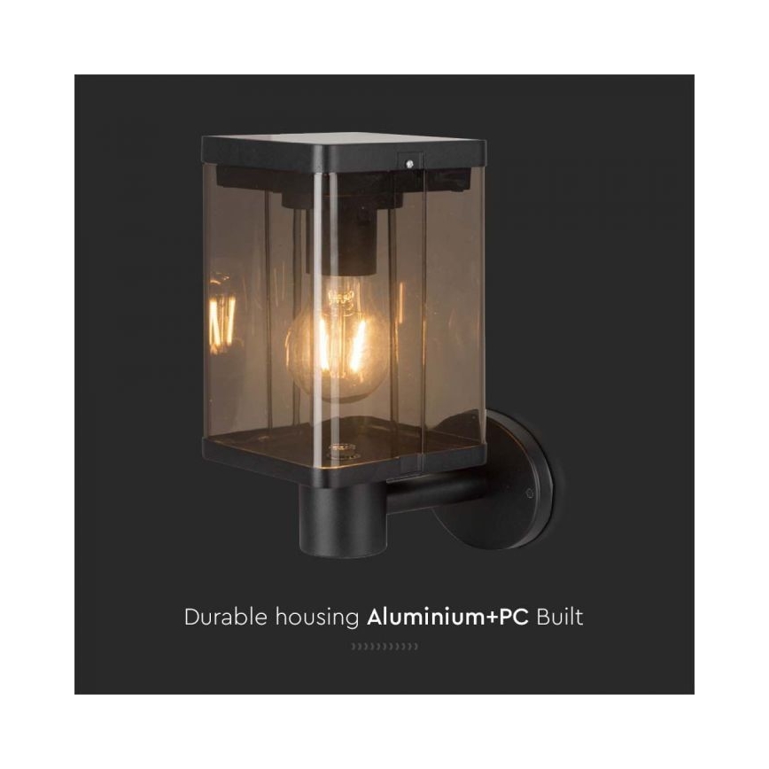 LED Ulkotila aurinko seinävalaisin anturilla LED/2,5W/3,7V 3000K IP54