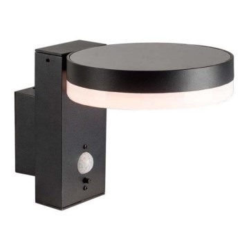 LED Ulkotila aurinko seinävalaisin anturilla LED/5,5W/3,7V 3000K IP54