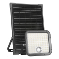 LED Ulkotila aurinko valonheitin anturilla LED/30W/6,4V IP65 3000/4000K + kauko-ohjaus
