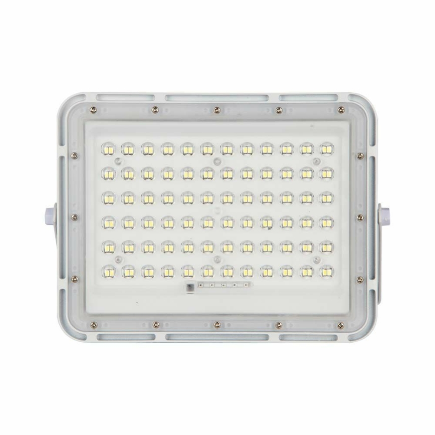 LED Ulkotila himmennettävä aurinko valonheitin LED/15W/3,2V IP65 4000K valkoinen + kauko-ohjaus