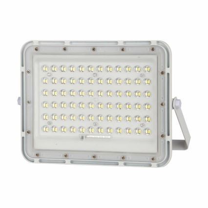 LED Ulkotila himmennettävä aurinko valonheitin LED/15W/3,2V IP65 4000K valkoinen + kauko-ohjaus