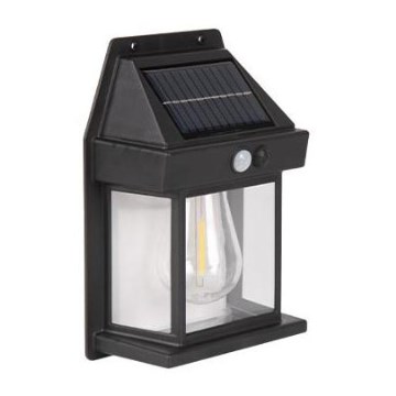 LED Ulkotila aurinkokenno seinävalaisin anturilla LED/1W/230V 1200mAh IP65